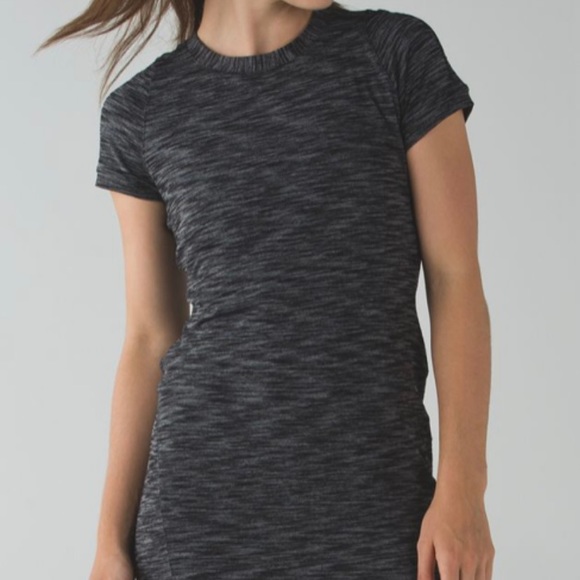 Lululemon & go where dress in heatherd black - Picture 2 of 2